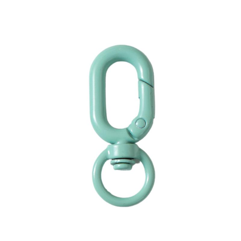 5pcs Colorful Metal Lobster Claw Clasps Swivel Lanyards Trigger Strap with Key Ring DIY Accessories for Bag Key Chains Connector