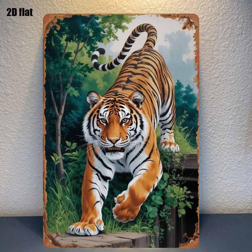Retro Metal Sign Cute Pets Wall Decor Tin Plate Art for Living Room Bar Cafe