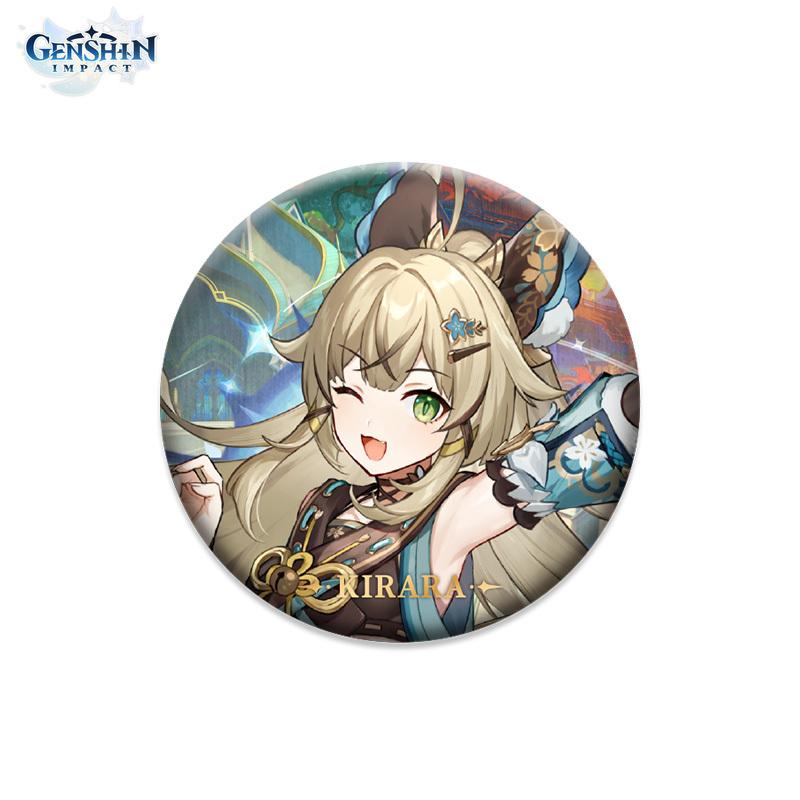 Authorized By MiHoYo 58mm Genshin Impact Theme Serie Character Badges