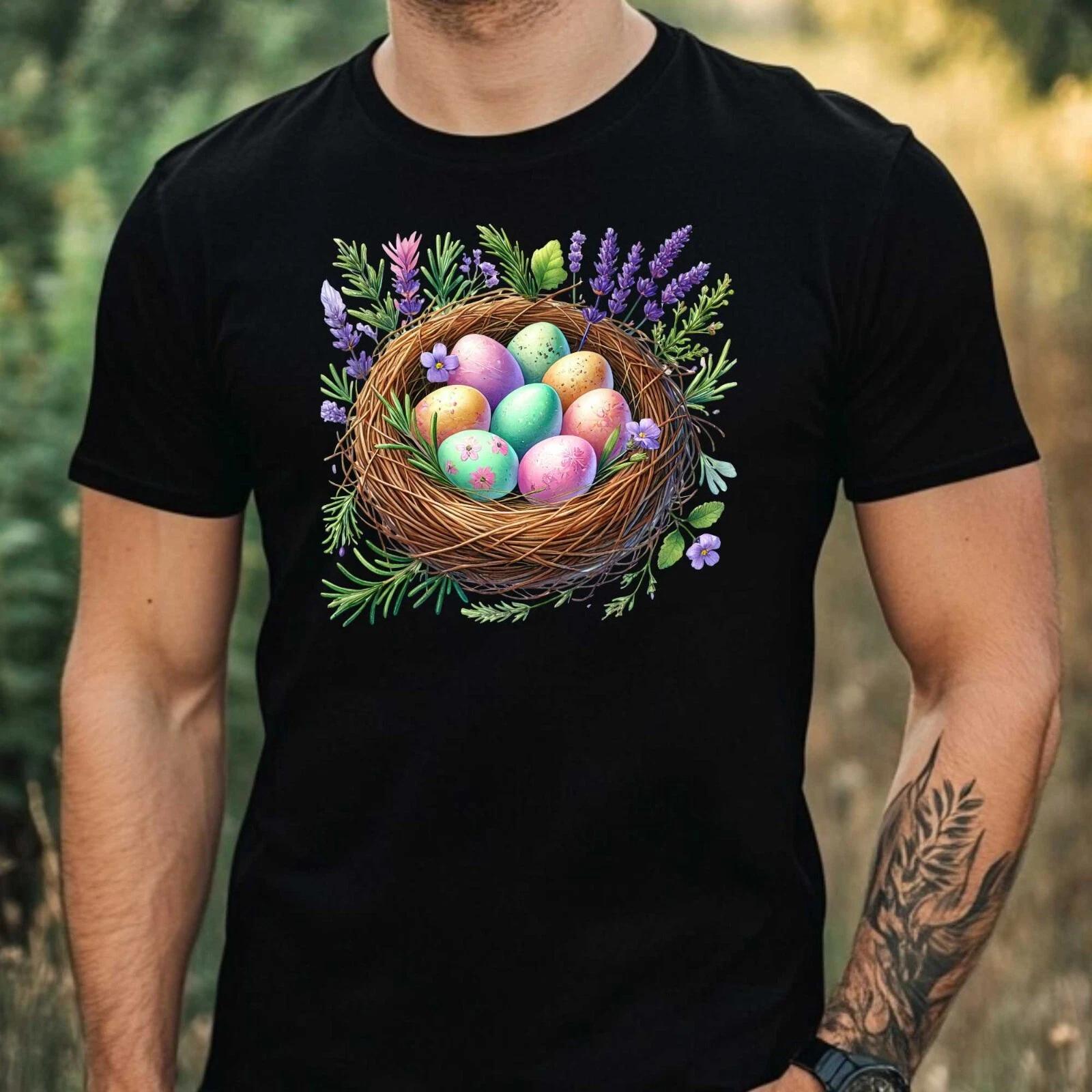 T-Shirt Herren Oster Motiv Baumwolle Größe XS bis 5XL L