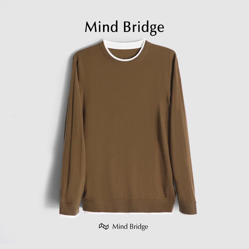 

Mind Bridge Men s Crew Neck Pullover Sweater 2XL