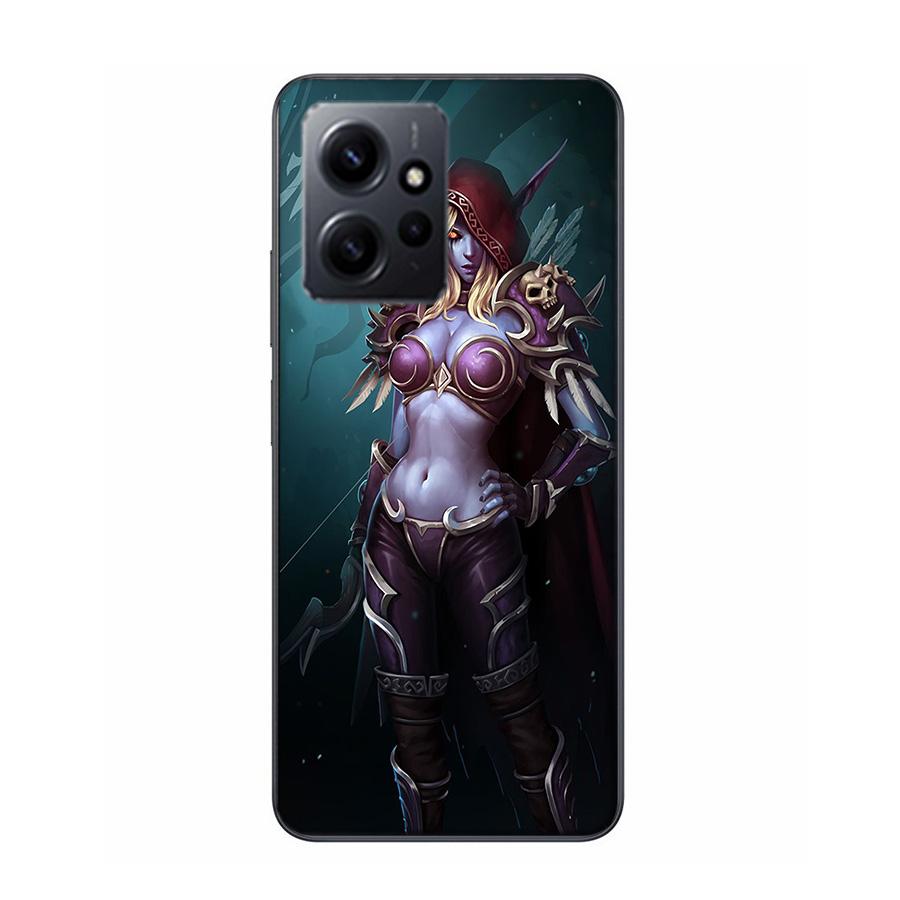 Custodia per Telefono Elfo W-World Of W-Warcraft Per Redmi 12 13C 12C 15C 9 10 10C Note 13 Pro Plus 14 15 Pro 9T 9C 9A TPU Morbida Trasparente