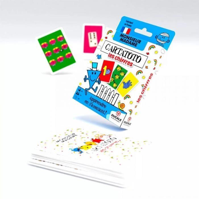 Jeu éducatif - DUCALE - Cartatoto les chiffres - Coloré - 3 ans et plus - 2 joueurs ou plus