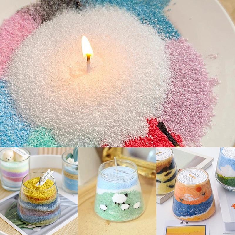 Wax Sand Diy Candle Making Accessories Diy Candle Material Package Diy Sand Wax Party Ceremony Birthday Gifts Home Decoration