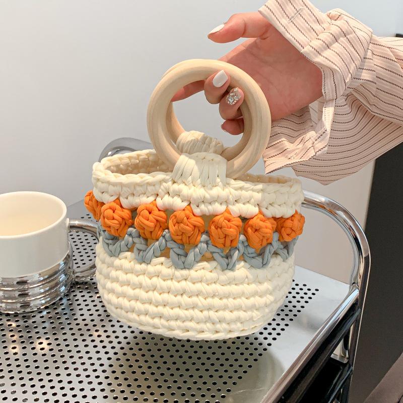 Tulip Hand-Woven Crossbody Bag DIY Kit - Perfect Gift for Your Bestie or Girlfriend