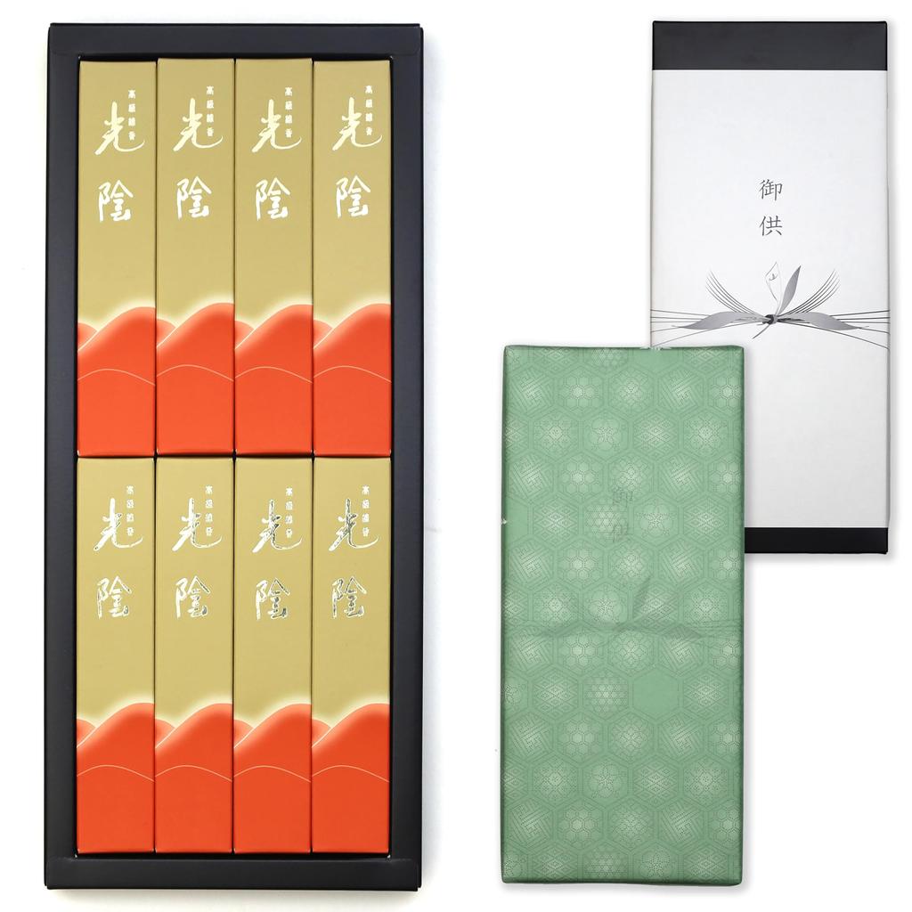 Sympathy Incense Gifts and Offerings Byakudan with Inner Made in Low Incense for Buddhist Memorial First and 49th Day [Kouin Wrapping] Japan, Smoke,