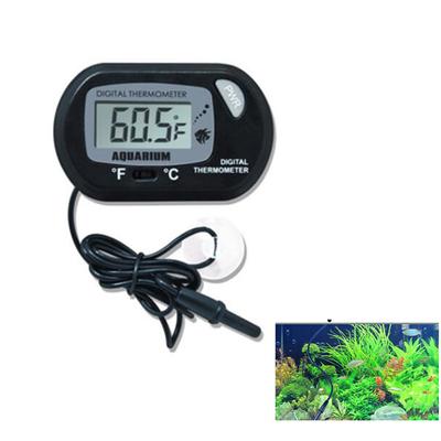 Balık Tankı LCD Dijital Akvaryum Termometre Su Sayacı Sıcaklık Dedektörü Balık Alarmı Evcil Hayvan Malzemeleri Aracı