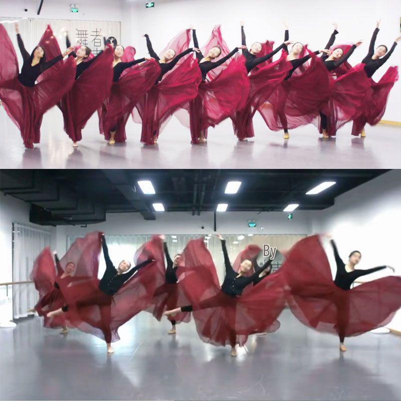 Modern Ballet & Dance Chiffon Tulle Skirt for Women