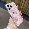Pastel Pink Chibi Anime Girl Pattern Phone Case for iPhone 17 16 15 14 13 12 11 16E Series Pro Max Plus Double Layer Protection