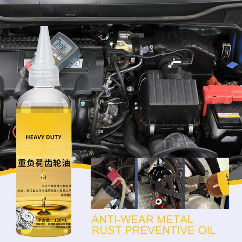 Automotive Gear Oil Gear Lubricant for Truck 120ml Anti-rust Lubricant for Motorcycle Loader Excavator Bulldozer Car Maintenance