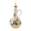 Italian Glazed Ceramic Bottle for Olive Oil & Vinegar