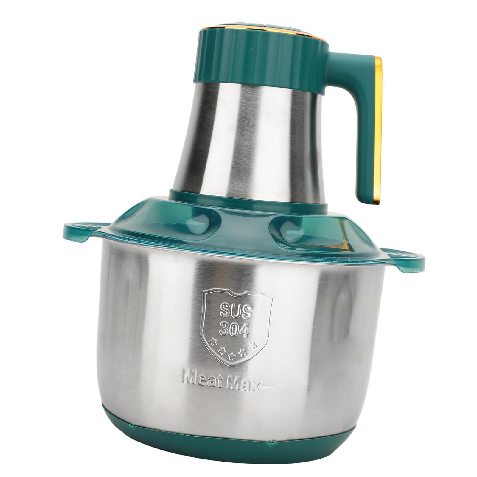 5L Stainless Steel Meat Grinder 500W Large Capacity 5 Blade Multifunctional Electric Food Processor Vegetable Chopper