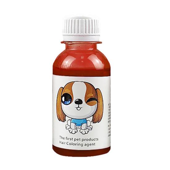 1 sett 100 ml Pet Dye Cream Langvarig Ikke-irriterende naturlig ekstrakt Pet Cat Hund
