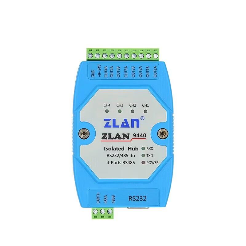 ZLAN RS485 Isolated Hub Repeater 9440 Series