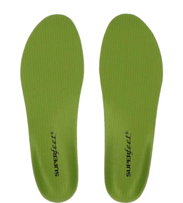 

Стельки Superfeet Green TrimFit Wide - Аксессуар для легкой атлетики, бега, легкой атлетики - Поддержка стопы, поддержка осанки, унисекс (Размер С (23.5-25см))
