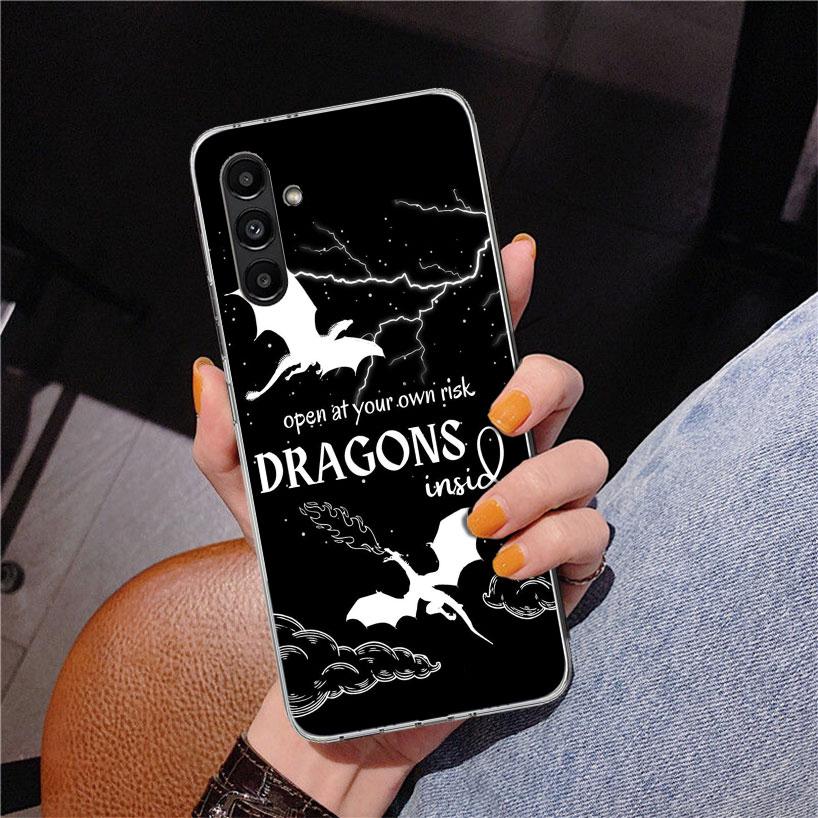 F-Fourth W-Wing Dragon Phone Case For Samsung Galaxy A17 A16 A15 A14 A13 A57 A56 A55 A54 A53 A37 A36 A35 A34 A33 A26 A25 A24 A23
