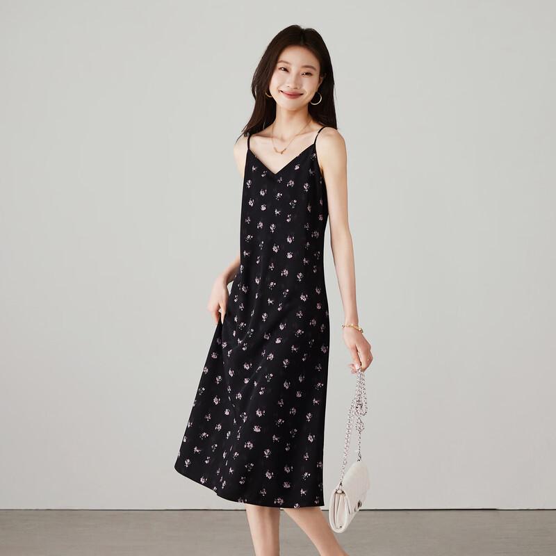 SOFSIL 2026 Spring/Summer French Floral Spaghetti Strap Dress