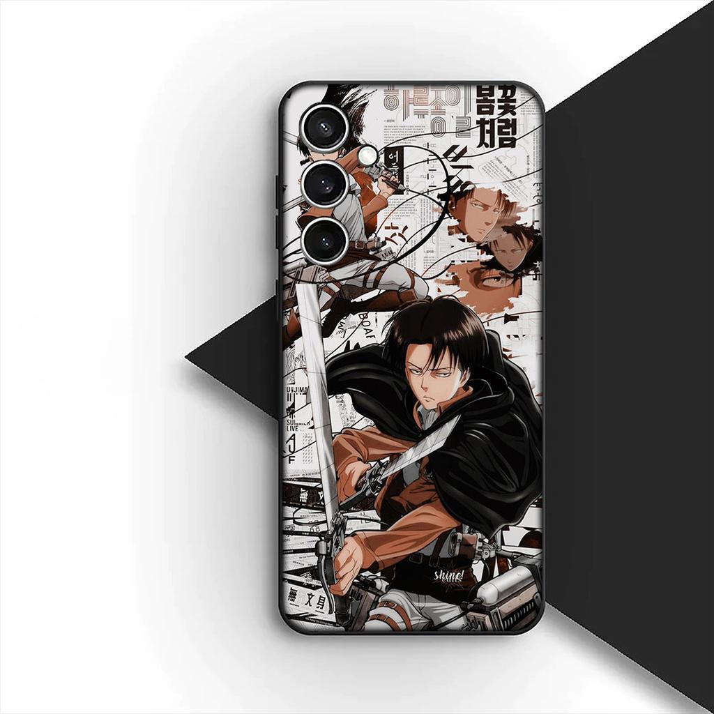Cover for Motorola Moto G55 G45 G75 G85 G35 Edge 50 30 Fusion 40 NEO Ultra Pro Phone Case Comics Attack on titan levi Eren
