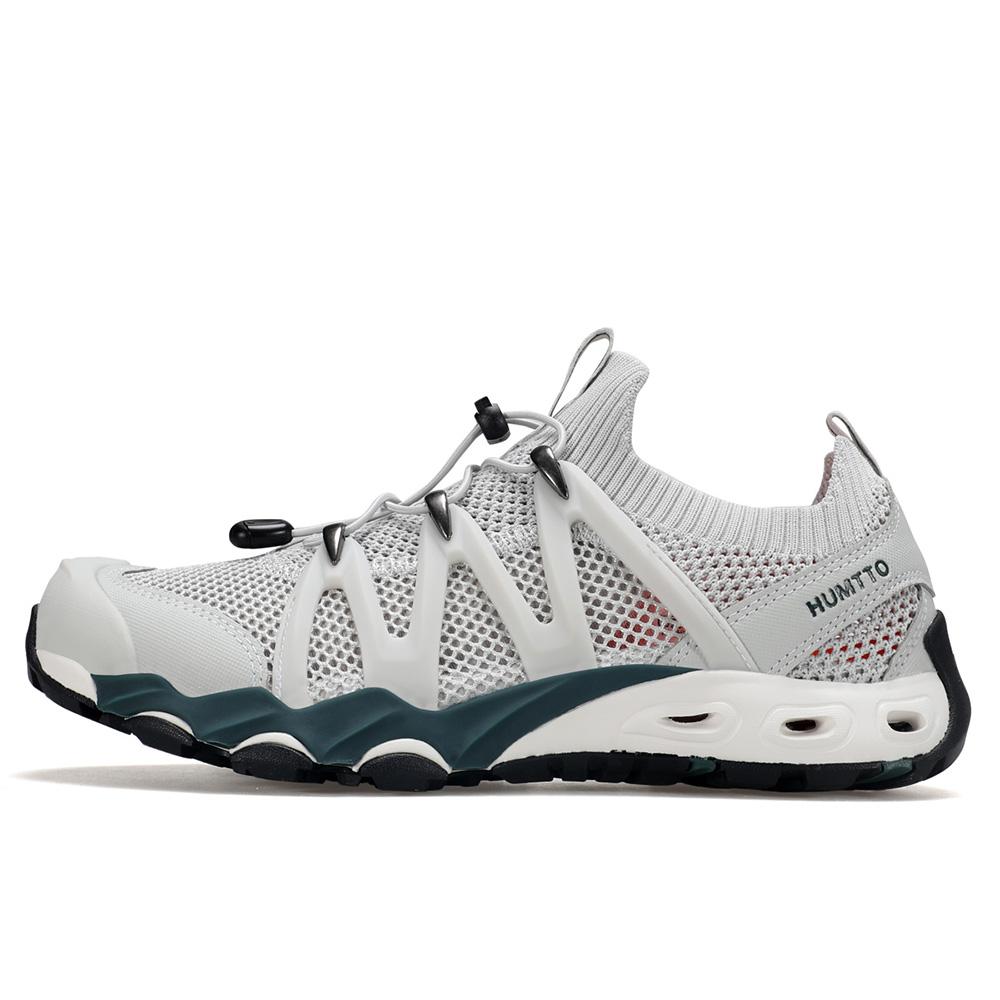 

HUMTTO Літнє туристичне взуття, що швидко сохне, дихаючі кросівки на відкритому повітрі для чоловіків, неслизьке трекінгове спортивне чоловіче взуття для скелелазіння, чоловіче взуття для води 43 синій/сірий