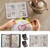 Embroidery Sewing Books DIY Stitches Books Embroidery Kit Linen Felting Needlework Sample Page Handcraft Art Tutorial Project