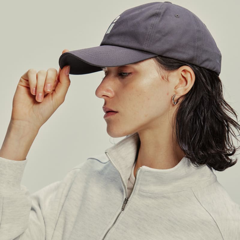 iba nenets Classic cotton i logo ballcap_DARK GREY