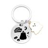 Stainless Steel Halloween Pumpkin Ghost Keychain Pendant