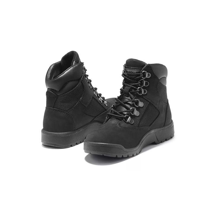 Timberland 6 Inch Durable Slip Resistant Outdoor Boots Kids boots Carbon-Black 44990001