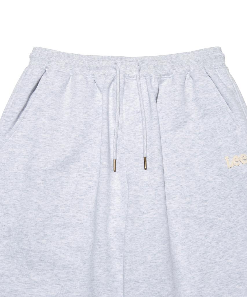 LEE Felt Twitch Logo Sweatpants Light Grey