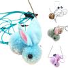 Cat Teaser Toy Plush Rabbit Relieve Boredom Interactive Toy Door Hanging Toy Kitten Toy