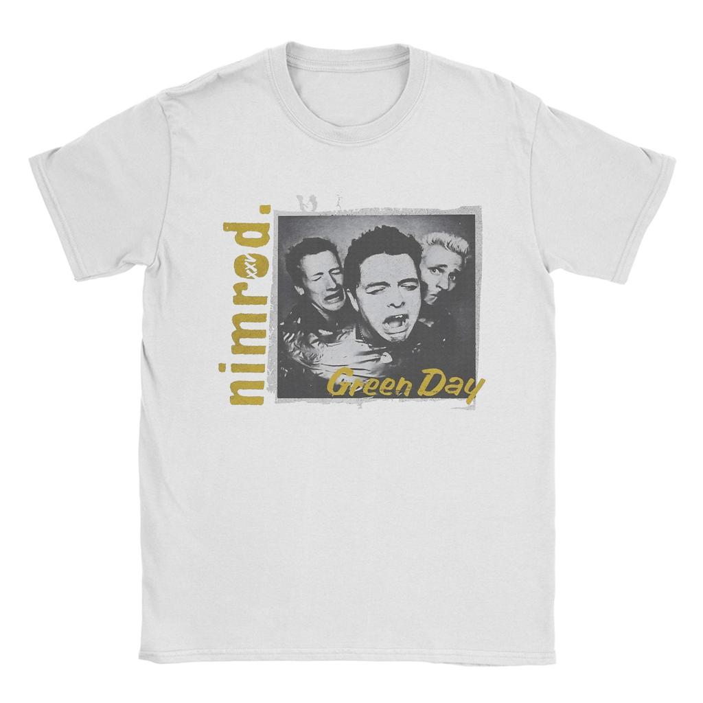 Koszulka Męska Zespół Green Day 100% Bawełna Koszulki Nowości Okrągły Dekolt Krótki Rękaw Topy Dla Dorosłych