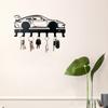 Metal Racing Car Key Holder Wall Decor Storage Rack
