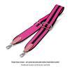F-97 Color Block Stripe Wide Canvas Shoulder Strap for Bag Modification