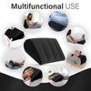 MultiPosition Bed Inflatable Wedge Pillow For Back Knee Support Inflatable Orthopedic Cushion PVC Flocked Material