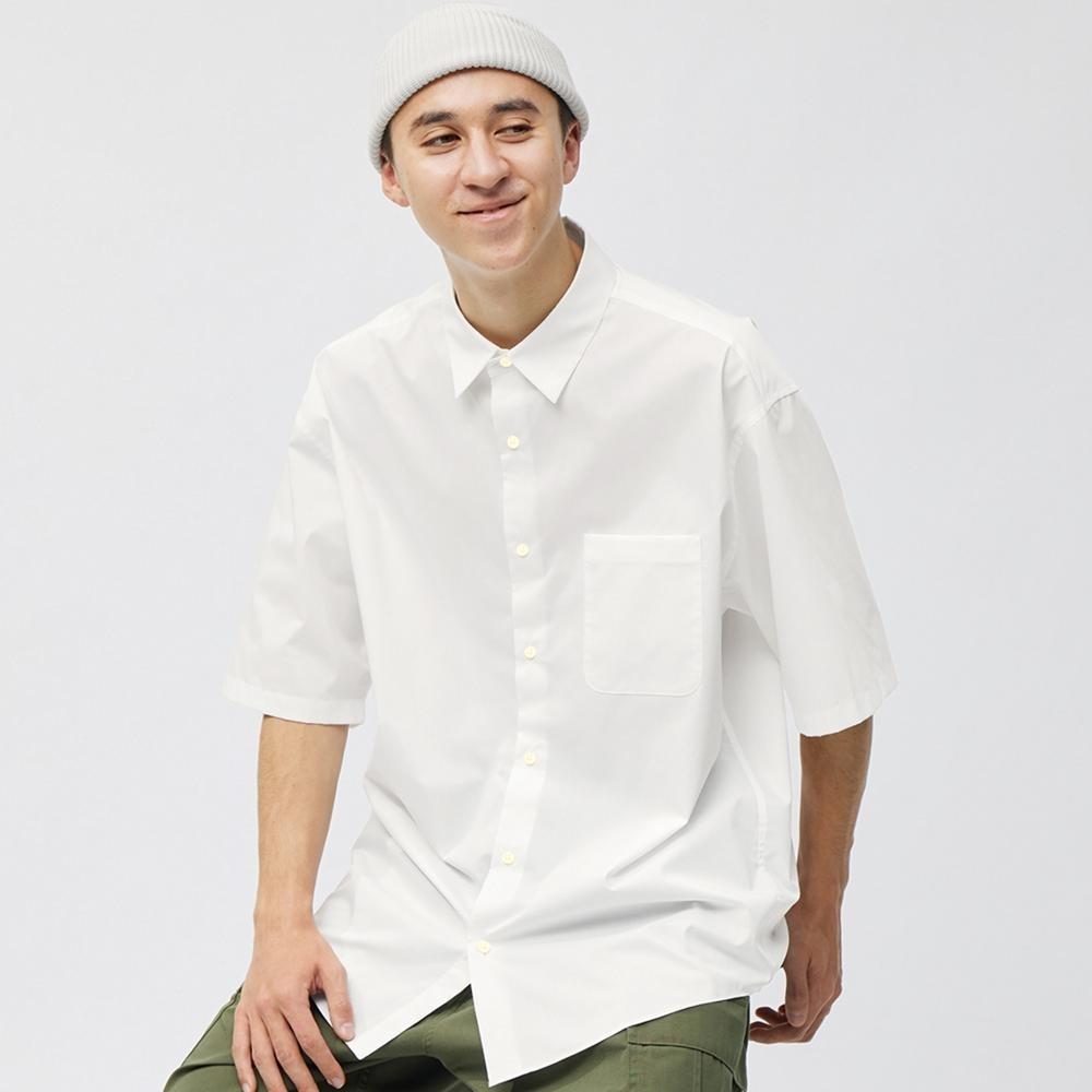 

Широкая рубашка оверсайз GU by Uniqlo с рукавом 5 минут