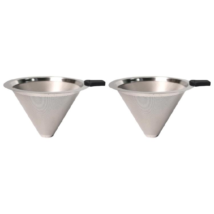 Hand Dripping Coffee Maker Coffee Machine Accessory Coffee Filter Cup Professional Coffee Dripper Metal Espresso Tool