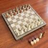 Brangdy Magnetic Wooden International Chess Set for Kids