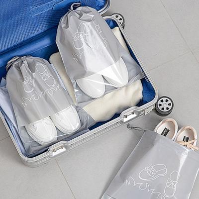 Bolsa impermeable para zapatos, 5 unidades, portátil, para viajes al aire libre, para guardar zapatos, ropa para el hogar, organizador con cordón no tejido, accesorios