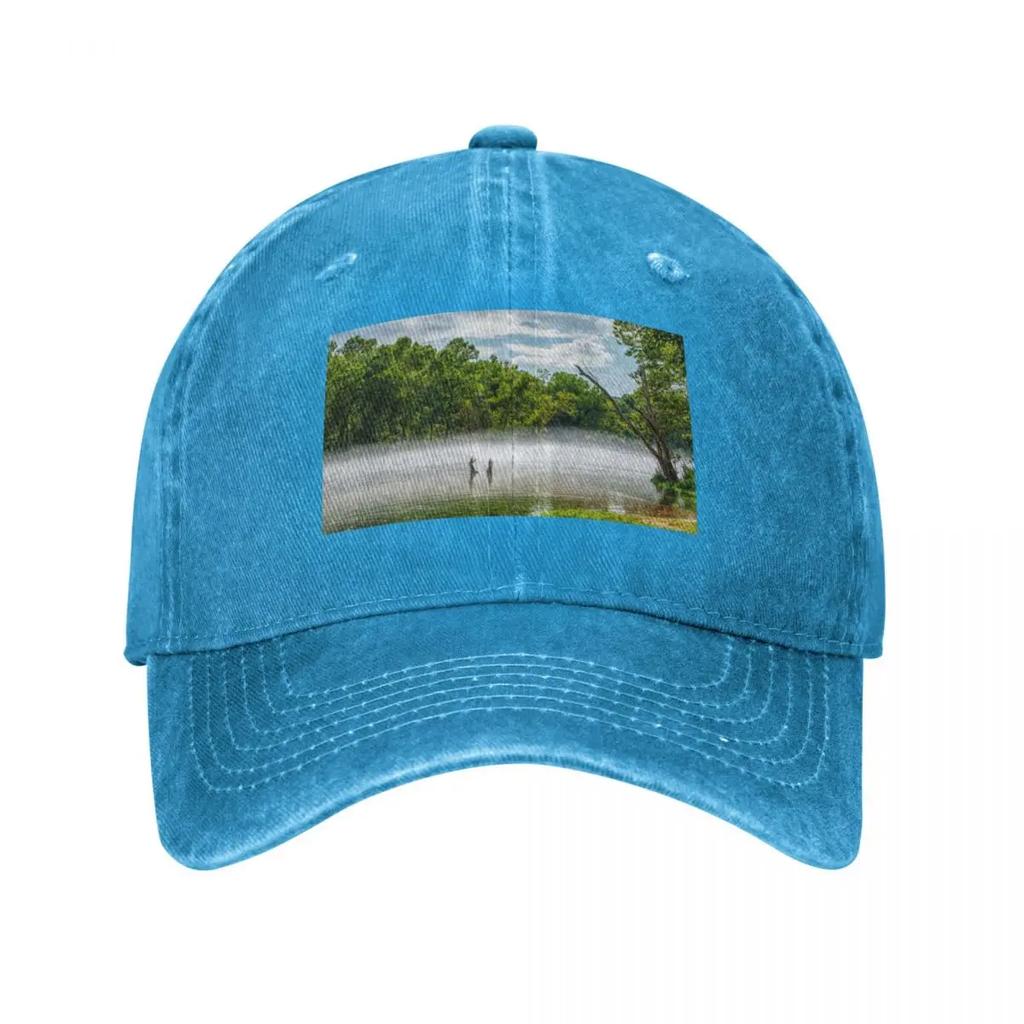 Lake Taneycomo Summer Fog Baseball Cap black hats on offer Hip Hop western Hat Unisexs Hats Womens