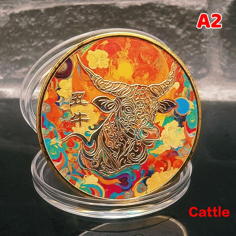 Coin Chinese 2026 12 Zodiac Horse Decoration Colored Commemorative Medal Year Of The Horse High Quality Decorative Coins Gift