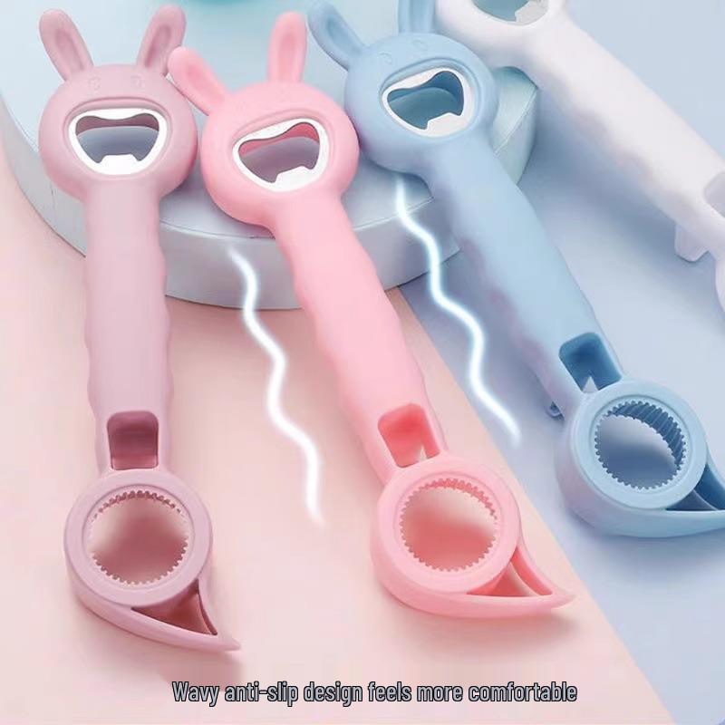 4-in-1 Multifunctional Bottle Opener for Beers, Cans, and Caps