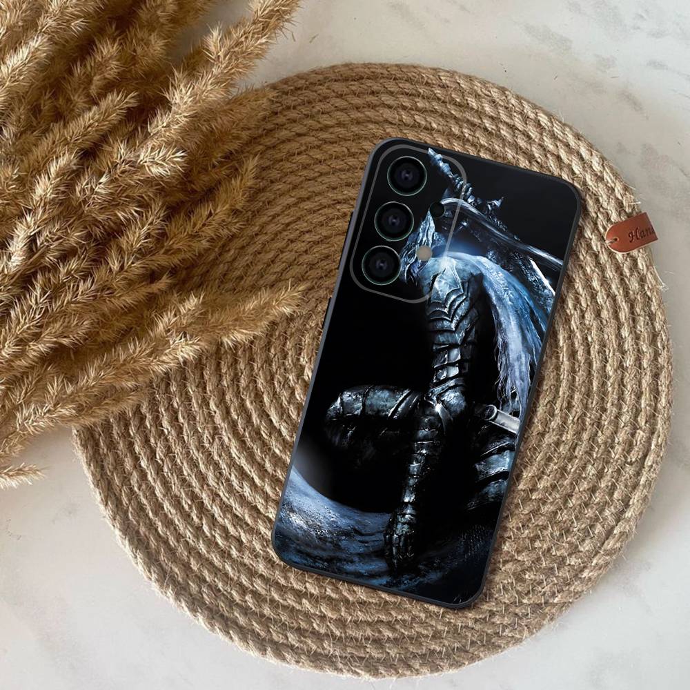 D-Dark S-Souls Game Phone Case For Samsung S25,S24,S21,S22,S23,S30,Ultra,S20,Plus,Fe,Lite,Note,10,9,5G Black Cover