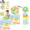 Bunte Baby Biene Weichgel Bettglocke Rassel Spielzeug Hand Greifball Spielzeug Kinderspielzeug