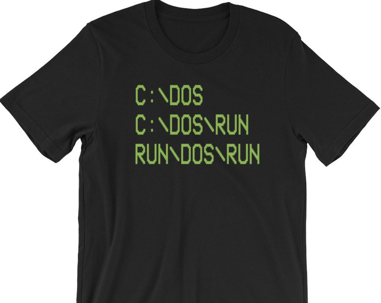 C:/DOS\RUN - Unisex T-shirt L