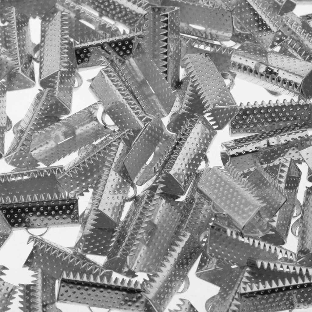 100 Band Bracelet Bookmark Crimp Terminal Cable End Findings Closures Fasteners