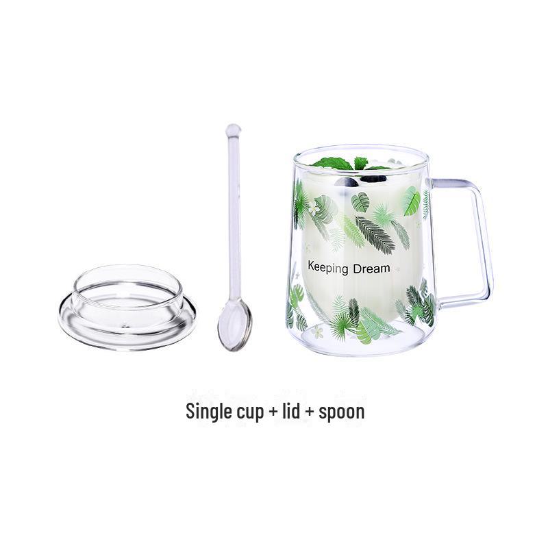 

Прозрачная двухслойная стеклянная чашка для кофе Mingshangde 100-450ml