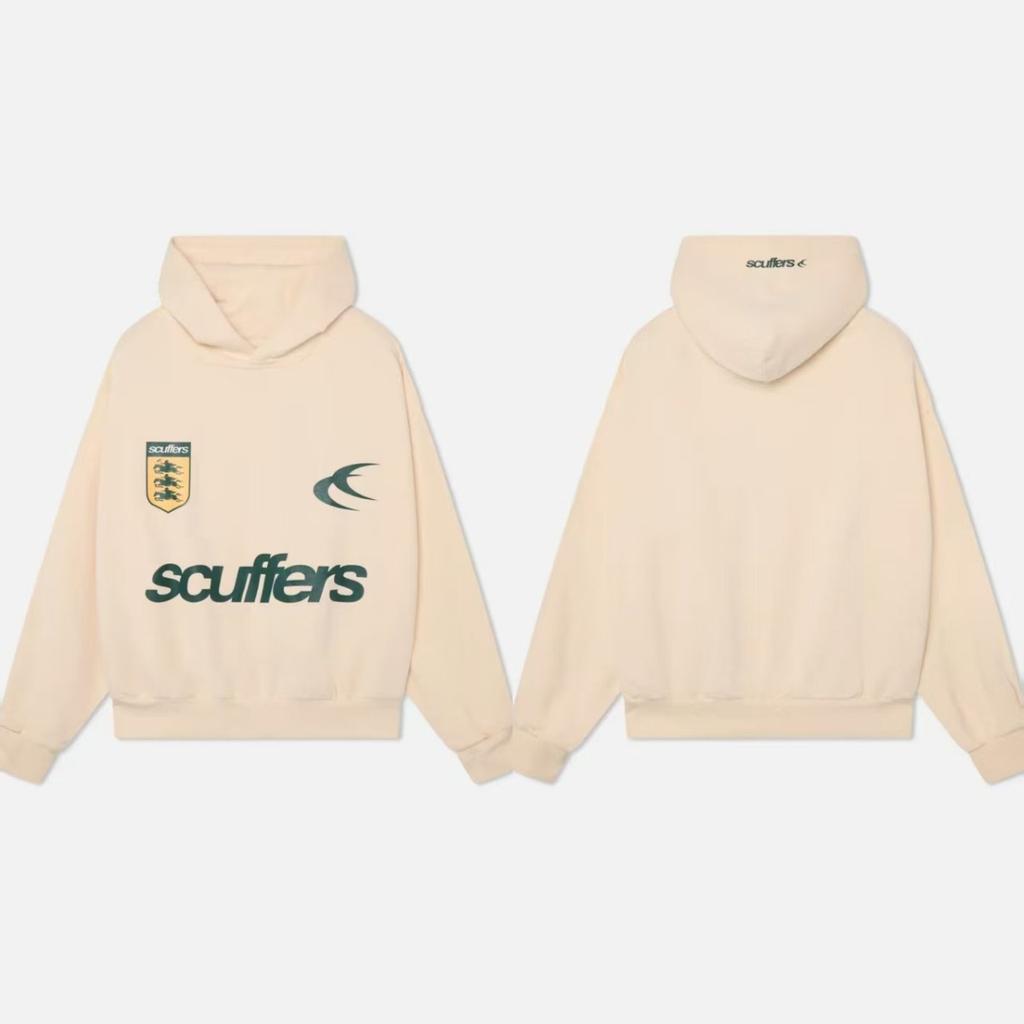 BeatStreet American Retro Casual Loose Trendy Brand Letter Hoodies Jackets Harajuku Aesthetics Punk Simple Versatile Classics Hoodies