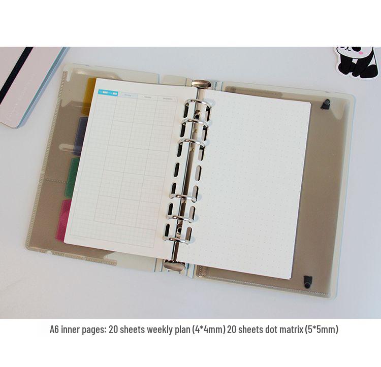 Compact Japanese-Style Notebook: A7 Pocket Book, A6 Note Pad, A5 Removable Ring Binder