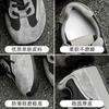 Platform-soled waffle Forrest Gump shoes spring and autumn new leather ins trendy German training casual shoes