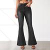 JPNTKY Women's Fashion Casual Solid Color Print Pants & Capris