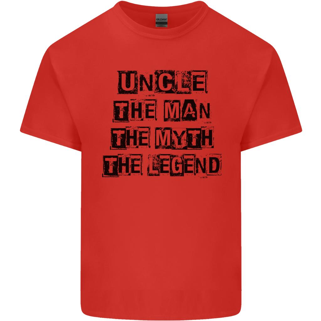 Uncle the Unisex the Myth the Legend Unisexs Light Cotton TShirt
